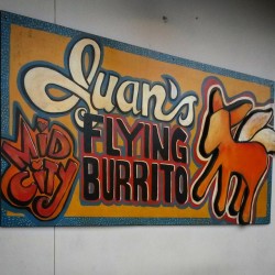 Finally made it to #juansflyingburrito in #NewOrleans #nola. Highly recommended. The #bacon &amp; bean dip is very recommended.  #foodie #foodporn