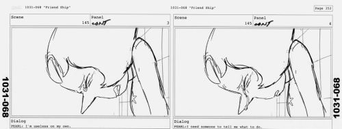 jeffliujeffliu:Some of my storyboards from Friend Ship