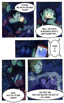 mimicteixeira:  Falling star chapter 1Sorry for the spam, i am really sorry it’s a necessary evil i guessI wanted to give my vercion of what may happend when the gems find peridot, this is just the first part, you can download the first and second