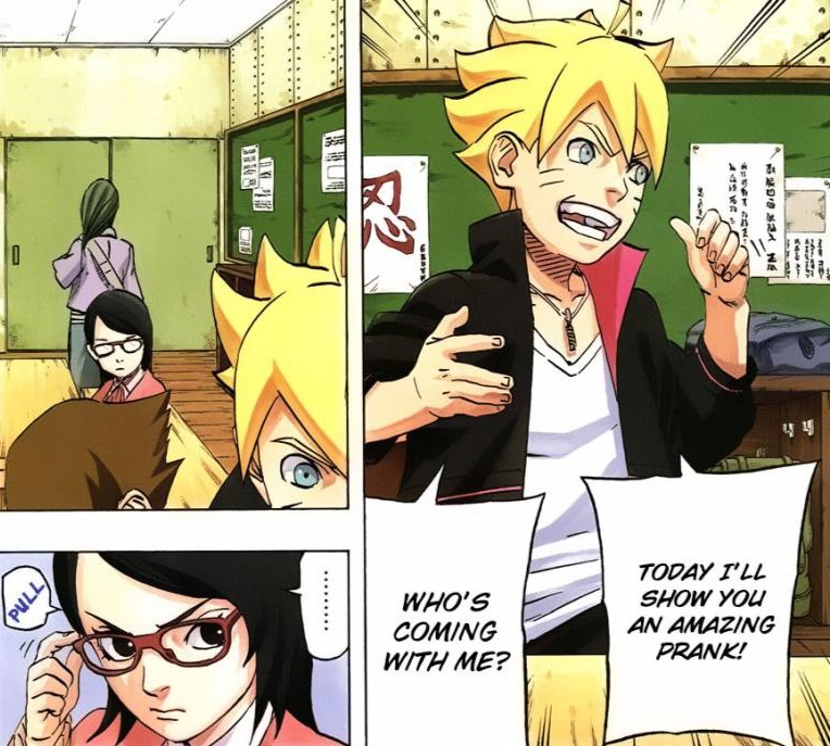 On Shelves Soon!] Take a Peek at a Panel from chapter 5 of Boruto