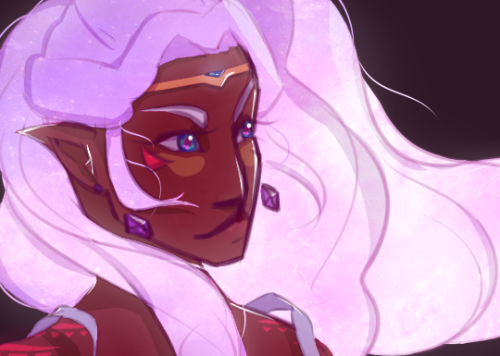 rakukajas: @dreamworks do the gays a favor and give allura cool space hair (or markings!! whichever 