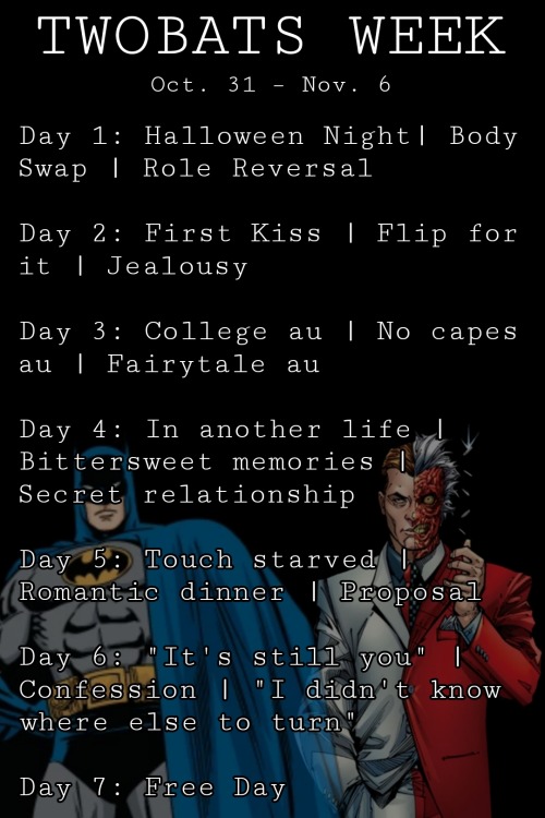 Twobats Week Prompts