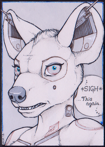 Remember that Sine sketch i started in the stream the other day? Well i liked the head, even though i thought the sketch as a whole wasn’t worth continuing. So i made it into a badge :D I haven’t made a conbadge for myself in like…