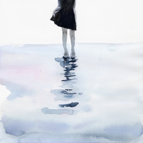 bestof-society6: ART PRINTS BY AGNES-CECILE Waiting Place I could but I can’tanothe