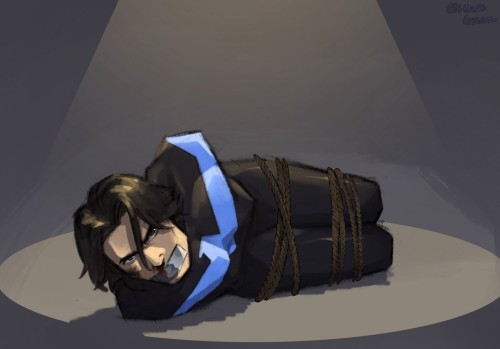 Posting This Nightwing Drawing From A Few Months Back Before I Pussy Out Goodbye