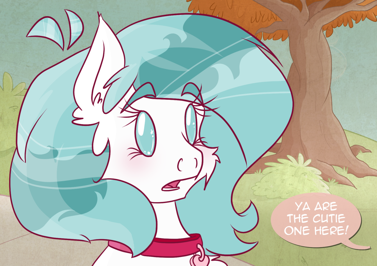 asksaintcolarix:  woodlandstown:  {Bramley} Ah’m not cute! *blushes* Ya… ya’re