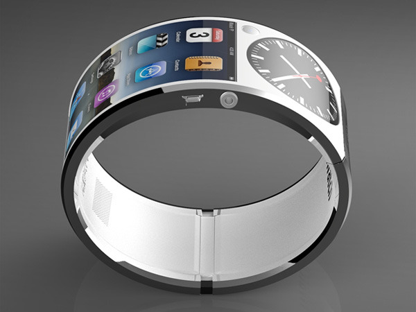 wacky-thoughts:  Futuristic iWatch Concept 
