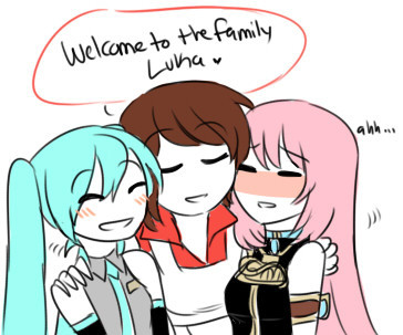 luka meets miku’s “parents”……(long post)               