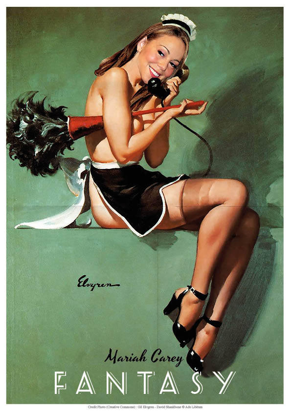 Vintage french pin ups