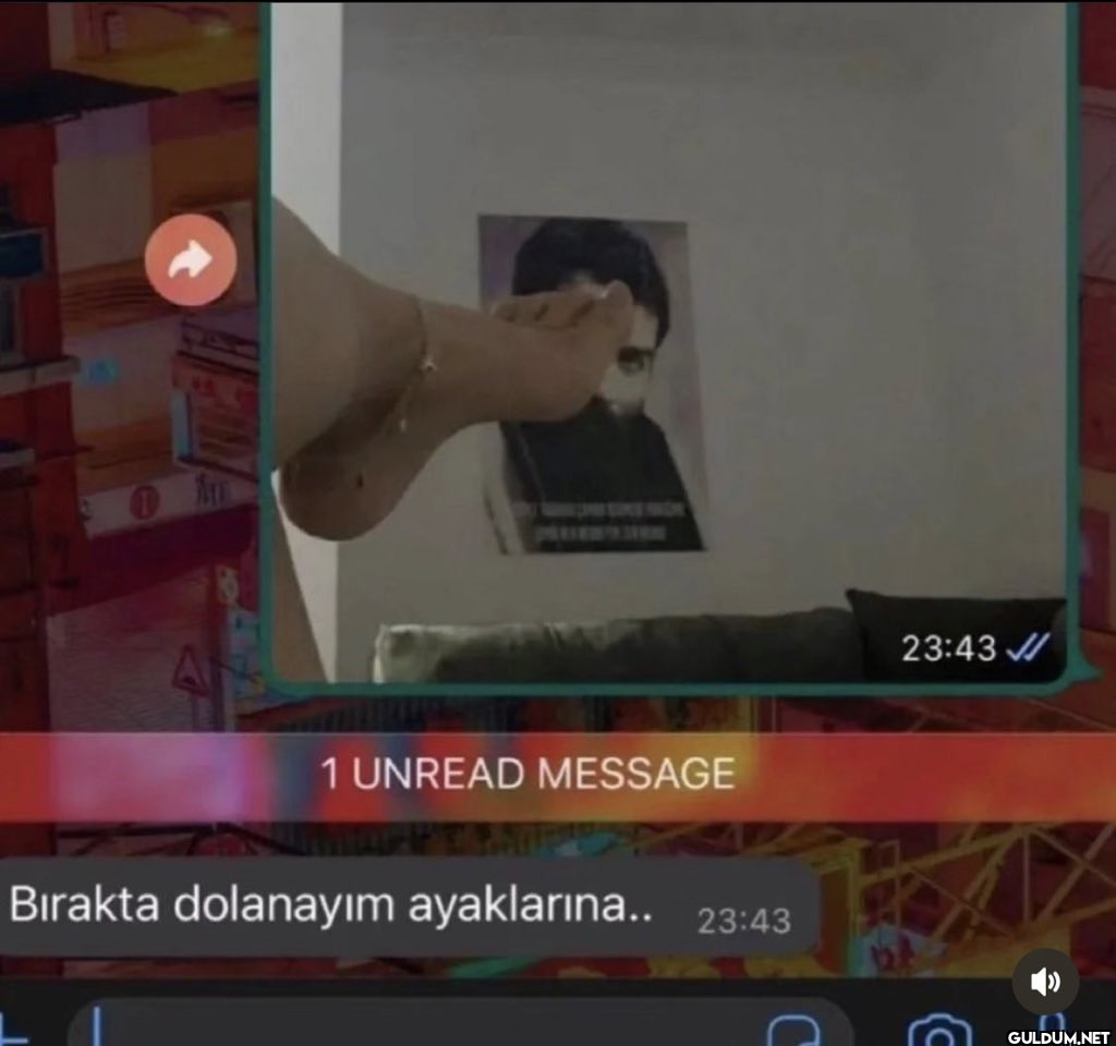 1 UNREAD MESSAGE Bırakta...