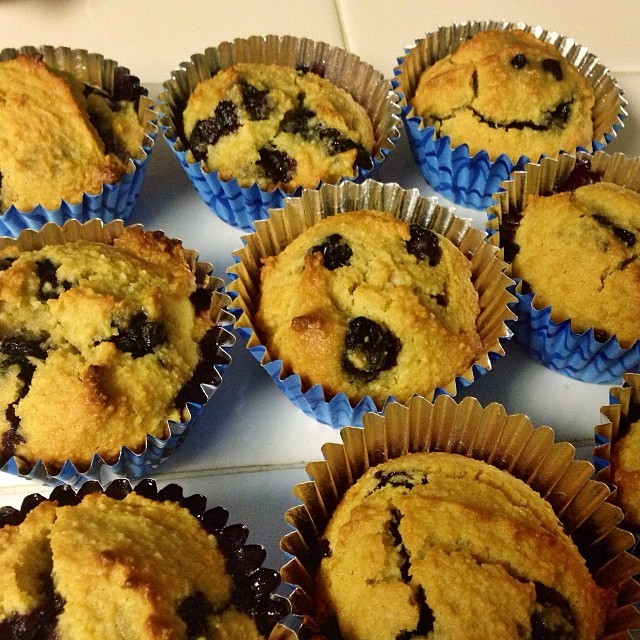 #paleo blueberry muffins! #30daypaleochallenge