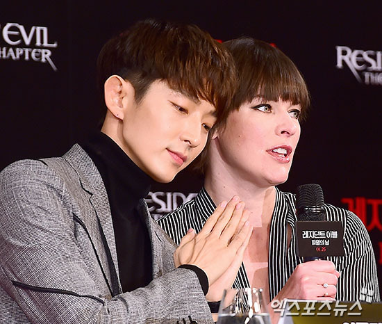 Lee Joon Gi and Milla Jovovich Promote Their Movie Resident Evil: The Final  Chapter in South Korea