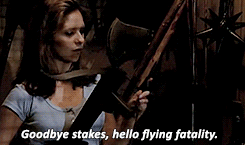 angelandfaith:“she seems like a good leader. her hair is shiny. does she make you stab things?”