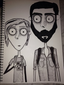 thenerdychook:  The Last of Us Tim Burton style 