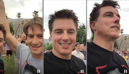 barrowmanforum: John Barrowman and Scott Gill celebrate marriage equality in the United States of Am