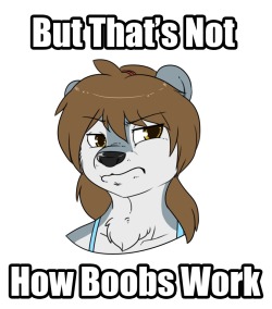 robertge:  How Do You Even Boob Physics.  I actually want to have a little fun with this.   Everyone, anyone, reblog this with artwork/gifs depicting lazy boob jobs.   Whether it be circle boobs, boobs that don’t lose their shape when bouncing or even