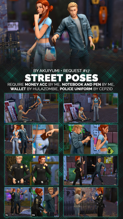 STREET POSES + ACCESSORIES8 couple poses + all in onesposes are unisex with no height differenceyou 