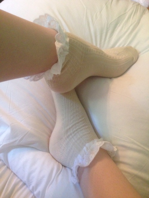 cummbunny:  socks darfin got me: baby girl socks, maid socks and angel socks 🎀 