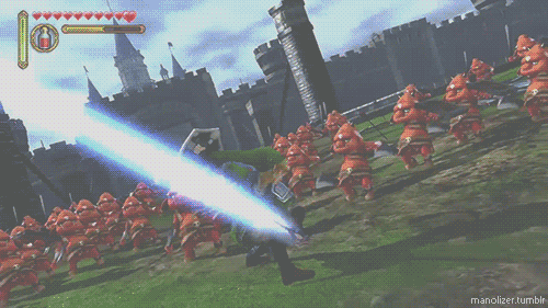 frikynews:  manolizer:  Hyrule Warriors (name not final) for Wii U  Hyrule warriors!!!! Esto promete!!!