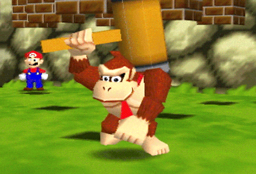 Porn n64thstreet:DK gets ready to pound in Mario photos
