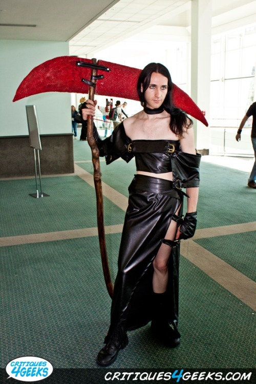 I was looking at cosplay pix online the other day and I found a picture of my Testament cosplay from