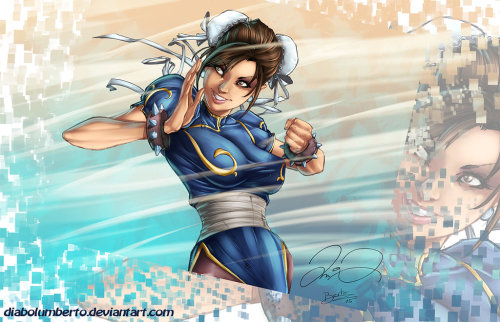 Porn photo Chun-Li by diabolumberto 