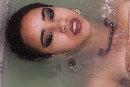 srbijanos: srbijanos:   ourhairyness:   mara-passio-passion:  Work in progress - Bath Scum Mara Passio Part of the Femme Fae series. Featuring Kristina. She/her pronouns. More shots.  Very impressive model and artwork !   Holalalaaaaaaa ❤👄   Good