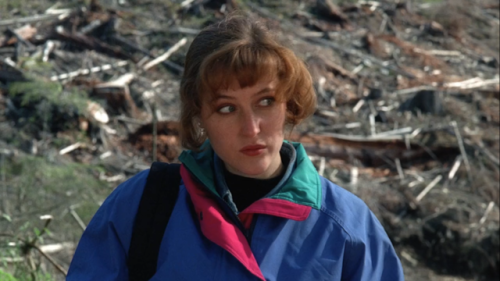 Dana Scully in The X-Files ep 1.20 Darkness Falls 