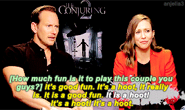 anjelia3:◆The “Patrick and Vera” show during ‘The Conjuring 2’ press tour. [Part 1]
