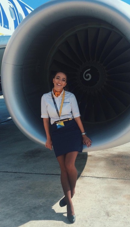 winged-perfection:  Carla - sexy hosty from Ryanair