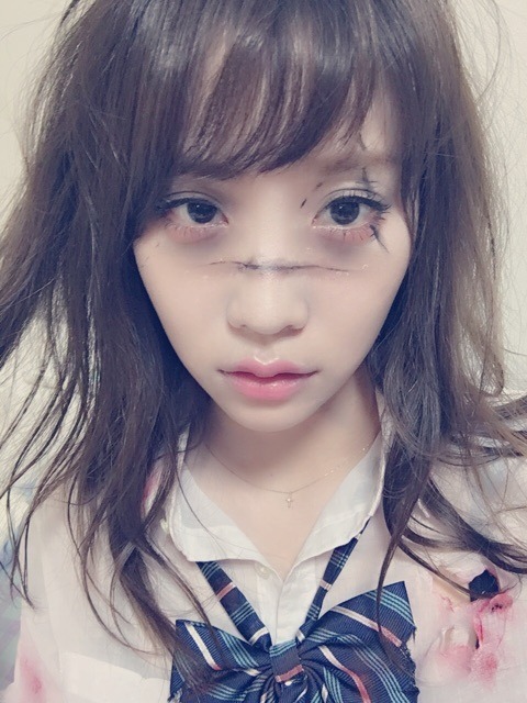 namiyorirobinha:  永尾まりや　ブログ「MARIYAGI BLOG」「Halloween night」より20151102　19：41永尾まりや　板野友美中村麻里子　武藤十夢　前田亜美　中西智代梨　小笠原茉由　高城亜樹　内田眞由美