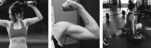 thisyearsgirls:  Amy Acker: Sarah can also bench press more than her weight so you