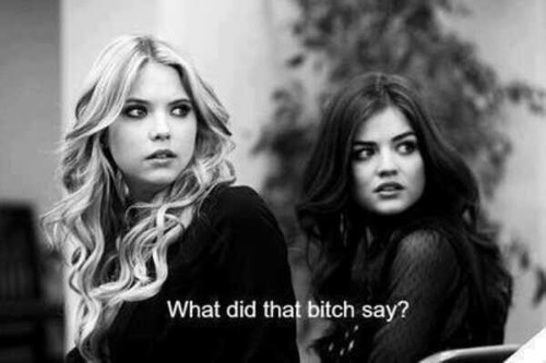 mynameitskiraa:  What Did That Bitch Say Picture by Maria Alejandra Escobar - Inspiring