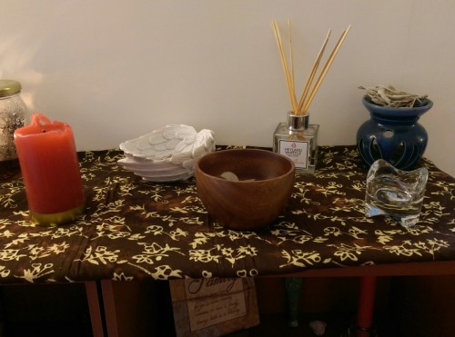 Getting ready for Hellenic Chinese New Year (Exegesis! It has a name!). Spouse and I cleaned the shr