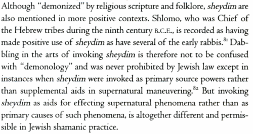 pipistrellus: Rabbi Gershon Winkler exploring the concept of sheydim in Magic of the Ordinary