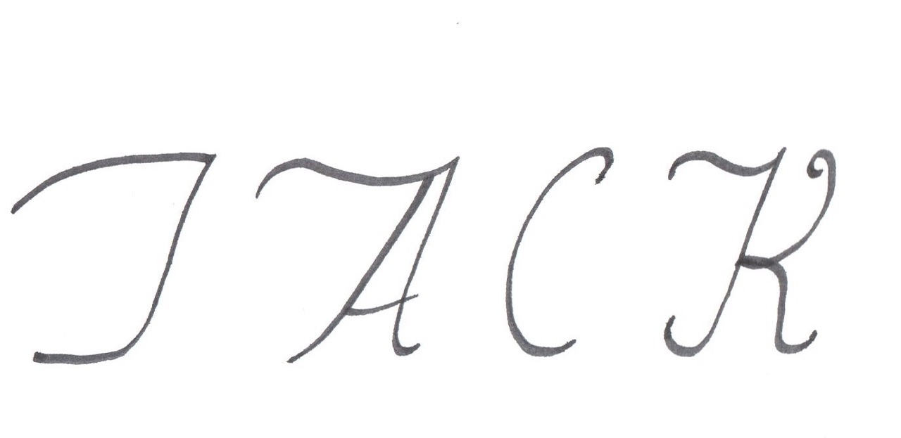 Happy New Year Jack! I just started practicing calligraphy this month and I figured