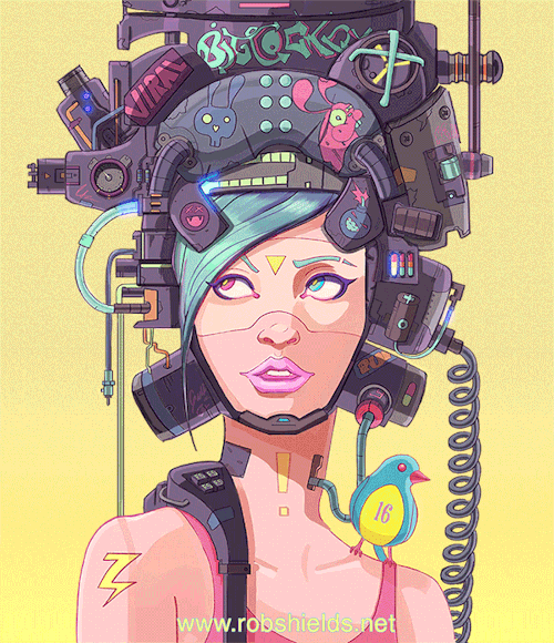 motoko-2018:  thecollectibles:  Art by  Rob Shields    cool