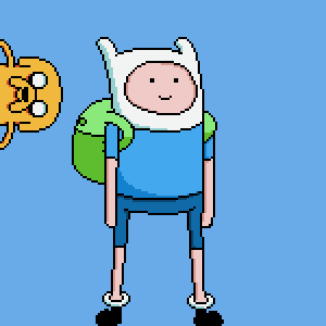 Hide and seek with Finn and Jake. Finally thought... - Super Happy Pixel  Dungeon