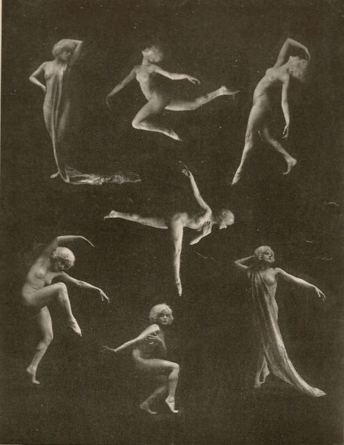 fawnvelveteen:  Photo by Maurice Goldberg - Study in Dance Movement, Posed By the dancer, Lena Basqu