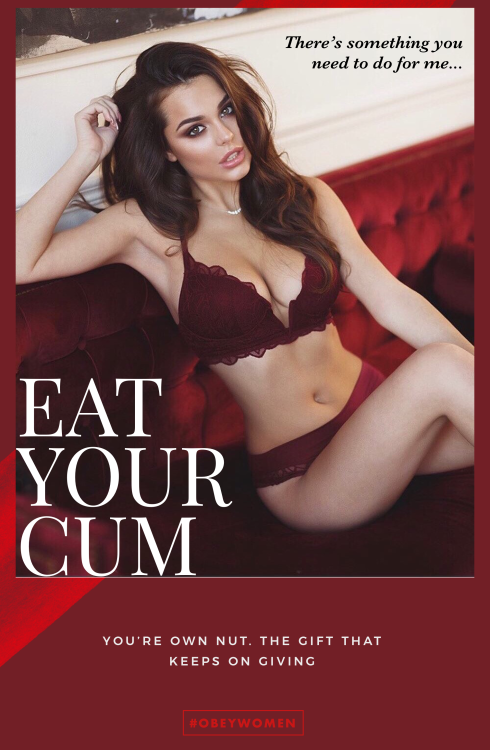 Do something nice for her, eat your cum.Hey Tumblr freaks and geeks, going to give it a shot and try to move this blog to bdsmlr. If you enjoy my content then click on the link below and stay kinky! Hope to see you there! Also my blog has a new name and