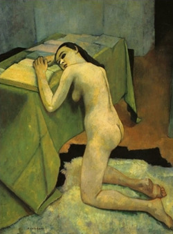 magrittee:  Felice Casorati’s female nudes