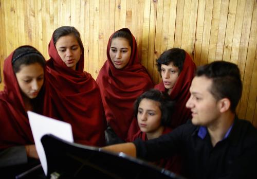 ereditaa:  Girls at the Afghanistan National Institute of Music Kabul, Afghanistan