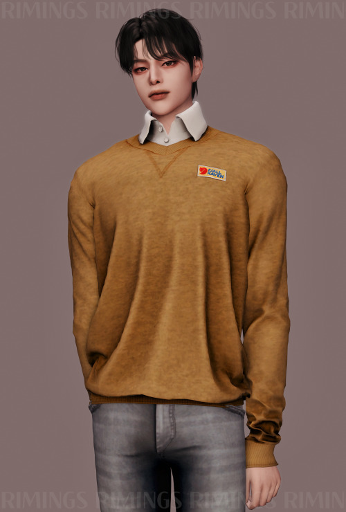  [RIMINGS] Fjallraven Sweat shirt - TOP- NEW MESH- ALL LODS- NORMAL MAP- 16 SWATCHES- HQ COMPATIBLE▶