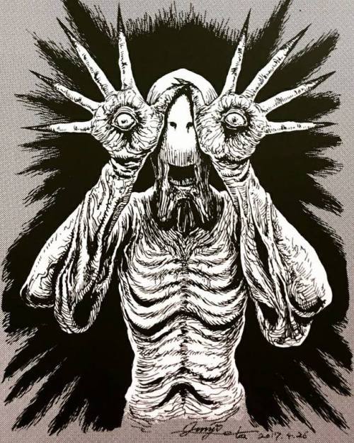 “ The Pale Man” (2017)Junji Ito x  Guillermo del Toro Source:  https://www.facebook.com/junjiitohong