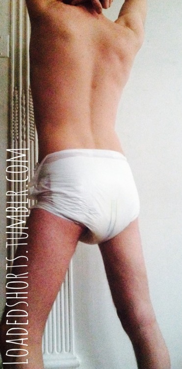 loadedshorts:  Just your typical morning. Inspecting the damage. Now where is my onesie…  Hot guy!