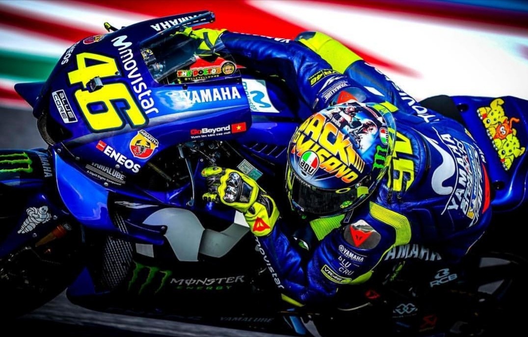 Valentino Rossi — “In love with the R1 around the Tuscany hills”