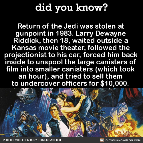 Sex did-you-kno:  Return of the Jedi was stolen pictures
