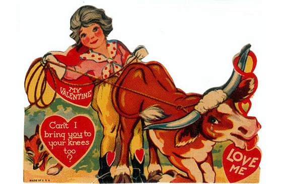 Vintage valentine card