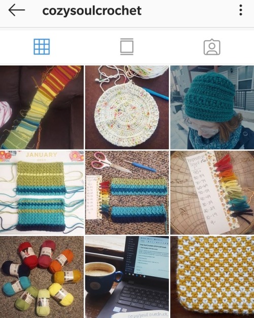  Year of yarn - March 26th - crafter shout out For March I could not help but share @cozysoulcrochet