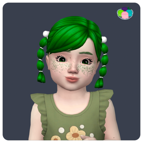 kissalopa: @sehablasimlish’s Brooklyn, Heather and Ursula Hairs in Sorbets RemixRequires: Brooklyn